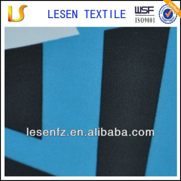 100% polyester printed flat peach skin fabric