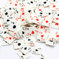 Poker Vorm Polymeer Klei Hagelslag Hot Zachte Klei Hagelslag Kleurrijke Nail Art Decoratie Plastic Ambachten Tiny Leuke Accessoires