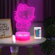 Kitty LED Night Light Table Lamp