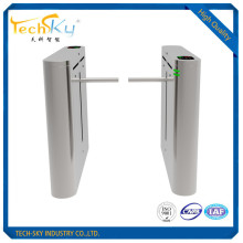 custom 304 stainless steel access control flap electronic security turnstile gate