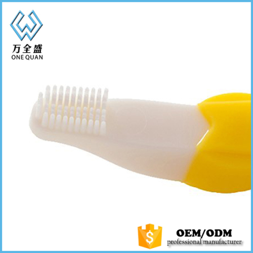 High Quality Tooth Brush /Silicone Baby Teethe Banana Teether Brush