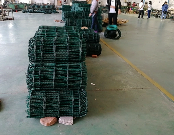 90cm Green Plastic Coated Border Fence