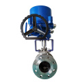 Electrical Actuator True Union Ball Valve V Type