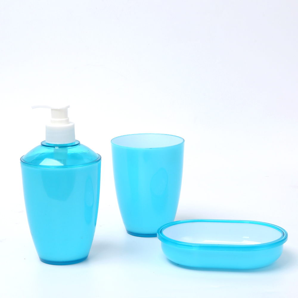 Soap Dispenser, Tumbler Cup and Tray