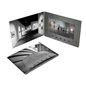 Customized LCD Video Greeting Card, 5-inch LCD Screen, for Advertising/Holiday Greetings