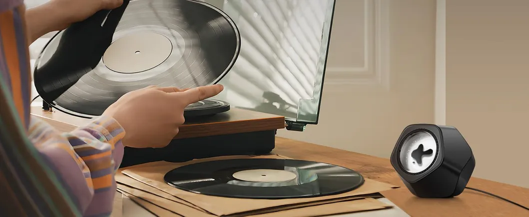 Dancing Magnetic Fluid Speaker for Visual Display Lighting