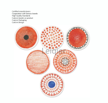 Ceramic Coasters with Cork Base - Custom Logo Drink Absorbing Coasters