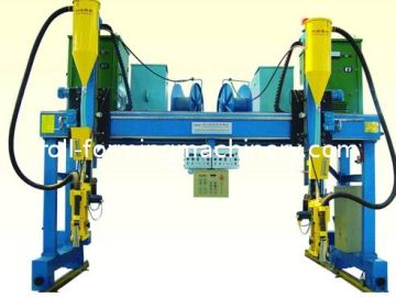 Box Beam Welding Column Saw Welding Machine, Flux Recovery System, Pneumatic System