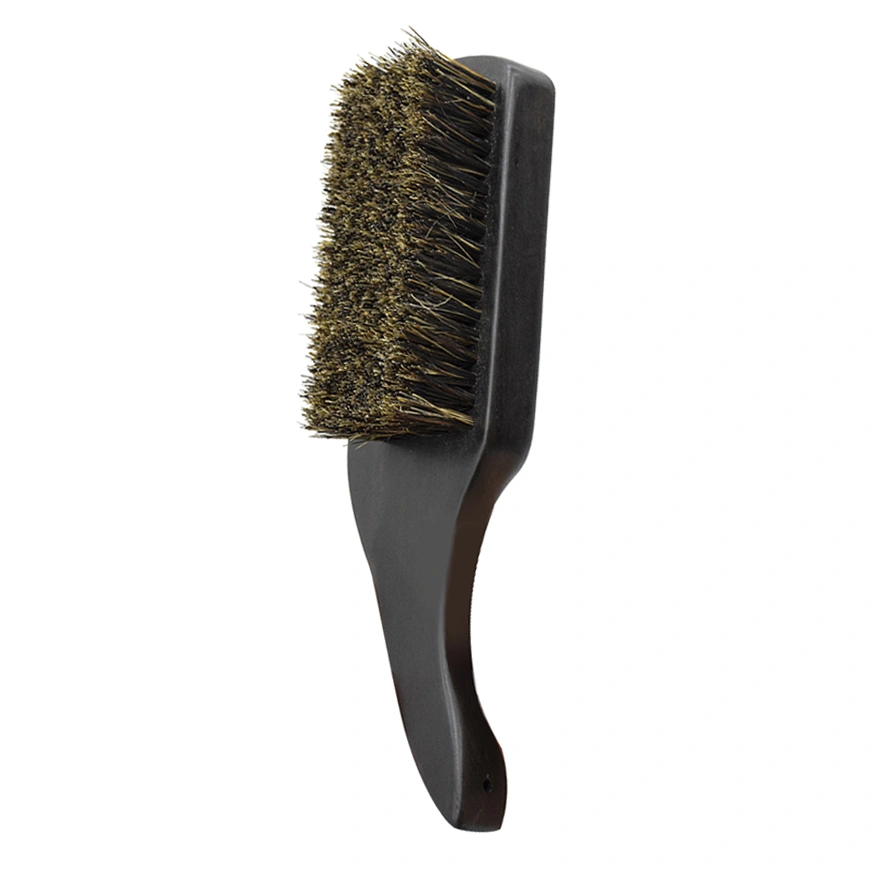 Men Beard Brush Boar Hair Bristle Hard Shaving Comb Wood Handle Face Massage Hairdresser Mustache Brush Shaving Beauty Tool
