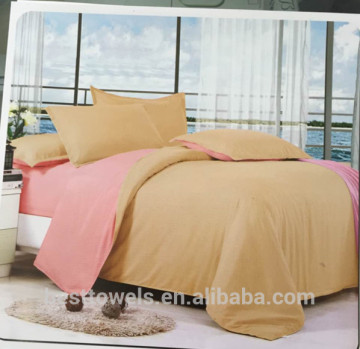 AB design cotton solid bedding set