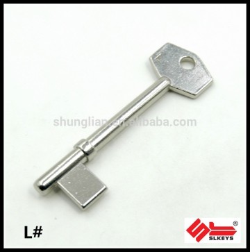 L# Zinc alloy blank key