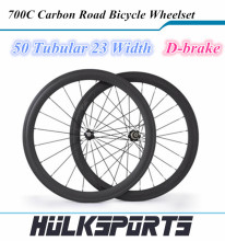 Super Light road disc brake wheelset carbon tubular 50mm 700c carbon road bike wheels bicycle carbon cycling wheelset
