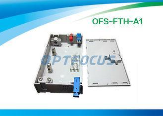 FTTH Mini Fiber Optic Terminal Box 3 SC / FC / ST Adapor 6