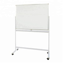 white powder coating stand free standing enamel white board mobile whiteboard with roller