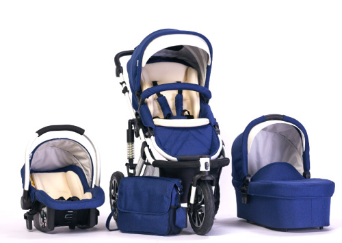 Luxe 3-in-1 hoge zicht aluminium Baby wandelwagen