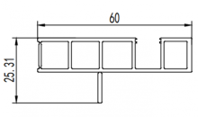 Aluminum profile extrusion dies for ceiling chandelier