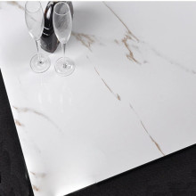 5d inkject polsihed white glazed ceramic tiles, white glossy floor tile, white ceramic floor tile