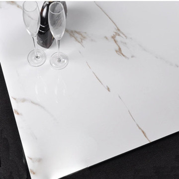 5d inkject polsihed white glazed ceramic tiles, white glossy floor tile, white ceramic floor tile