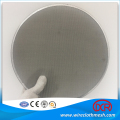 Pano de disco de filtro de aço inoxidável de 200 mesh