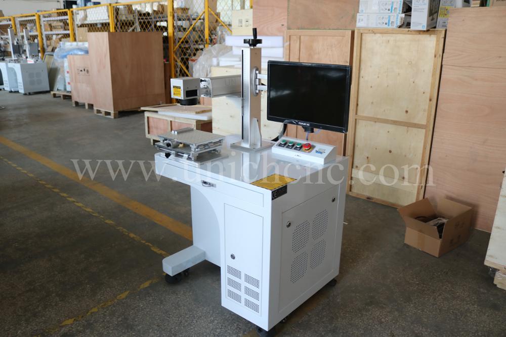 Desktop laser printer for phone box 20w/30w/50w  fiber laser marker laser marking machine for metal