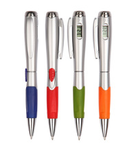 Silver Electronic Watch Pen