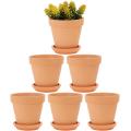 5 polegadas Clay Pottery Planter Cactus Potes de flores