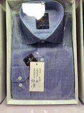 Men's Cotton Vertical Striped Office Shirt