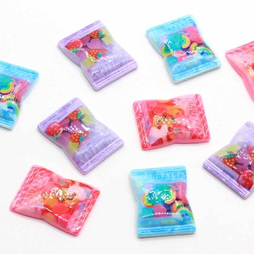 Sweet Resin Candy Cabochon Beads Simulation Food Accessories for Hair Bow Center Στολίδι Παιδικά Κούκλες Παιχνίδια