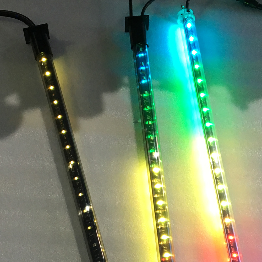 Forritanlegt RGB LED rör 3D DMX Ljós rör