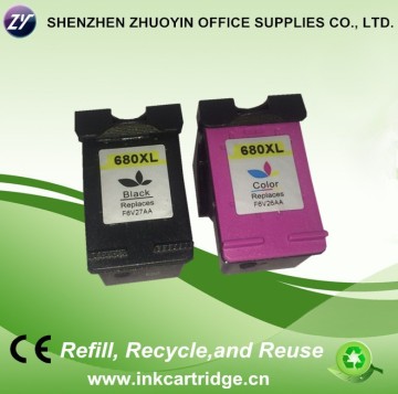 virgian compatible ink cartridge for hp 680 new model ink cartridge