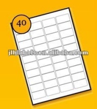 A4 40 Address Labels Per Sheet Self Adhesive Sticky Avery L7654 Inkjet / Laser