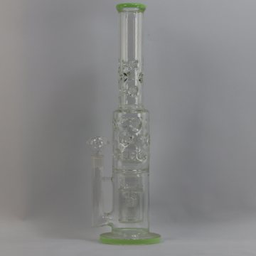 19" 1606g Big Glass Smoking Pipe, Glass Water Pipe with Recycling Fuction