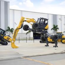 ET120 Wheeled Excavator in Good Condition