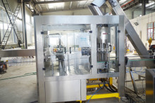 automatic small type 3in1 plastic bottle soft drink bottler machine