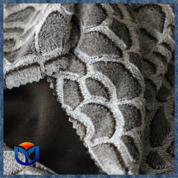 Knitted emboss super-soft velvet