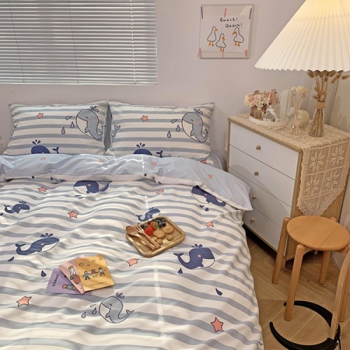 Conjuntos de ropa de cama de algodón de dibujos animados ANIMAL Comfort para niños