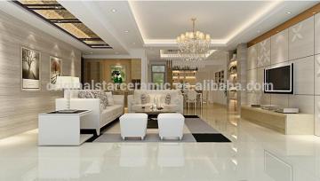 Double Loading Porcelain Homogenous Tile Flooring Yellow