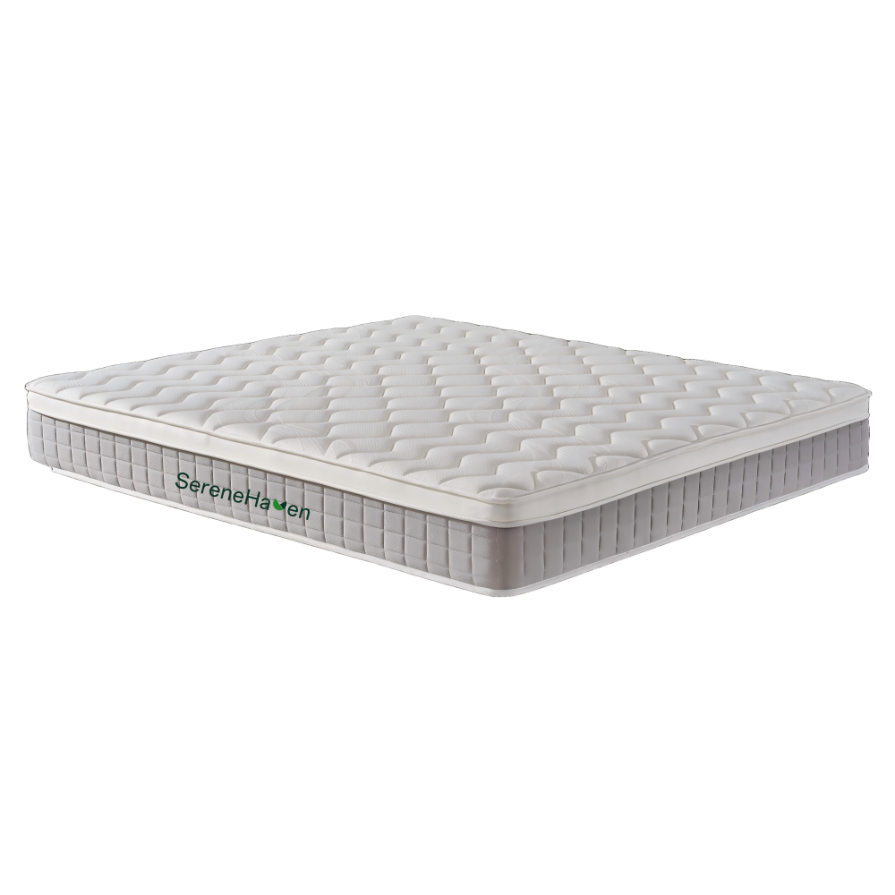Cấu trúc nhiều lớp nệm & Gel nhớ SereneHaven SF-2519 SereneHaven SF-2519 27cm hybrid mattress layered build with 4D gel memory foam and precision zoned pocket springs