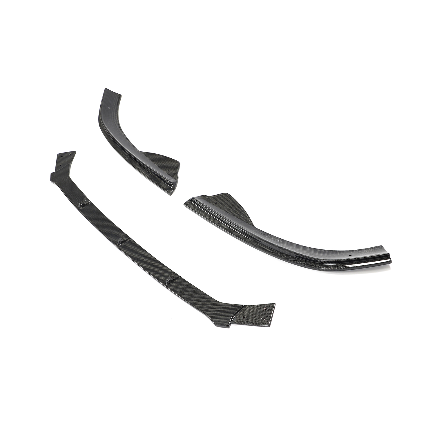 Carbon Fiber Auto Car Front Lip for Volkswagen JETTA Sagitar GLI 2013-2015 3pcs/set