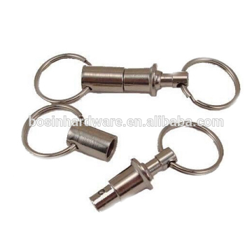 Fashion High Quality Metal Detachable Quick Release Key Chain