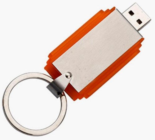 Portable Silve Metal 2gb, 4gb Key Chain Metal Usb Drives Stick In Stainless Steel With Oem
