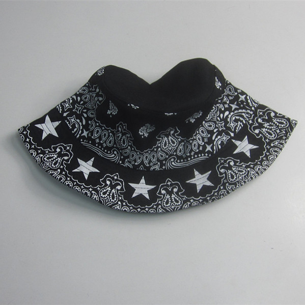 Fashion Cashew Print Cotton Sheeet Bucket Hat