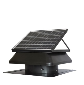 Solar Attic Ventilation: 0 Electricity Cost Solar Roof Exhaust Fan