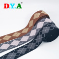 Graphic jacquard waistband elastic for garment