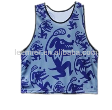 Custom made dye sublimated lacrosse pinnies