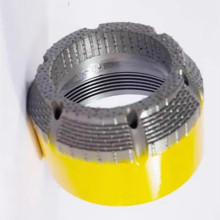 Face discharge step type nq hq pq mining drill surface set diamond core bit