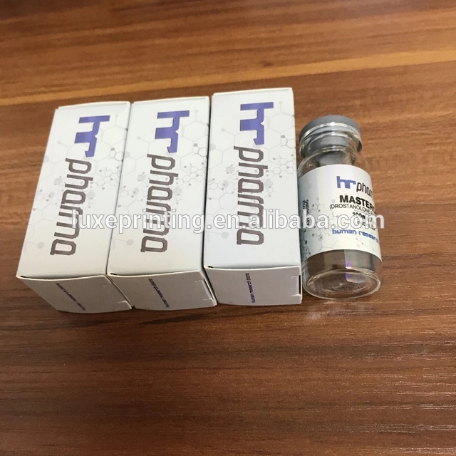 Free sample glossy lamination medicine bottle pill packaging box