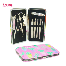 Stainless Steel Colourful Printing exclusive Manicure Set
