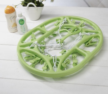 oval PP clotheshorse,PP clothes hanger,plastic clothing rack