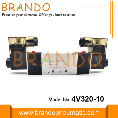 4V320-10 Пневматический соленоидный клапан типа Airtac 5/2 Way